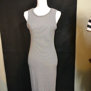 monteau dress black & white large